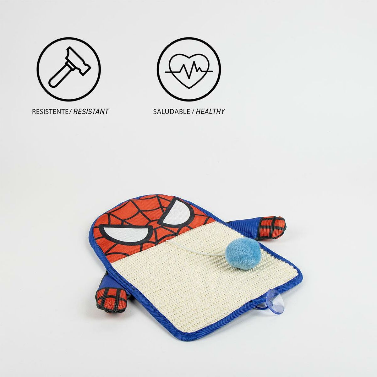 Tiragraffi per Gatti Spider-Man Rosso Multicomposizione 23 x 29,5 x 0,5 cm 4 S0741976_2