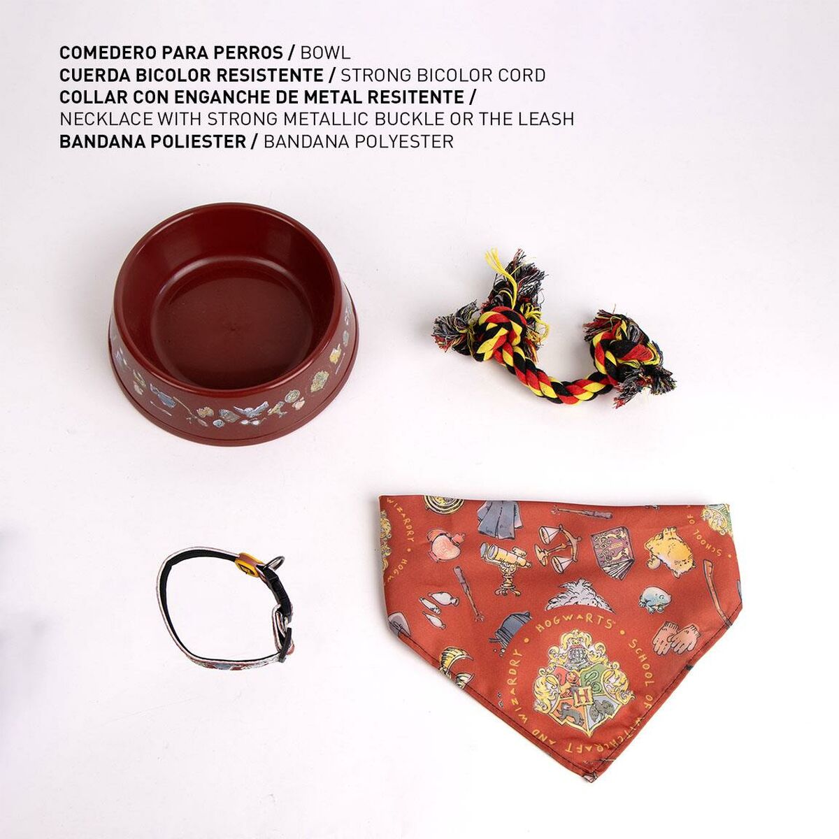 Set Regalo Harry Potter Rosso Multicomposizione Cane 4 Pezzi 5 S0741947_3