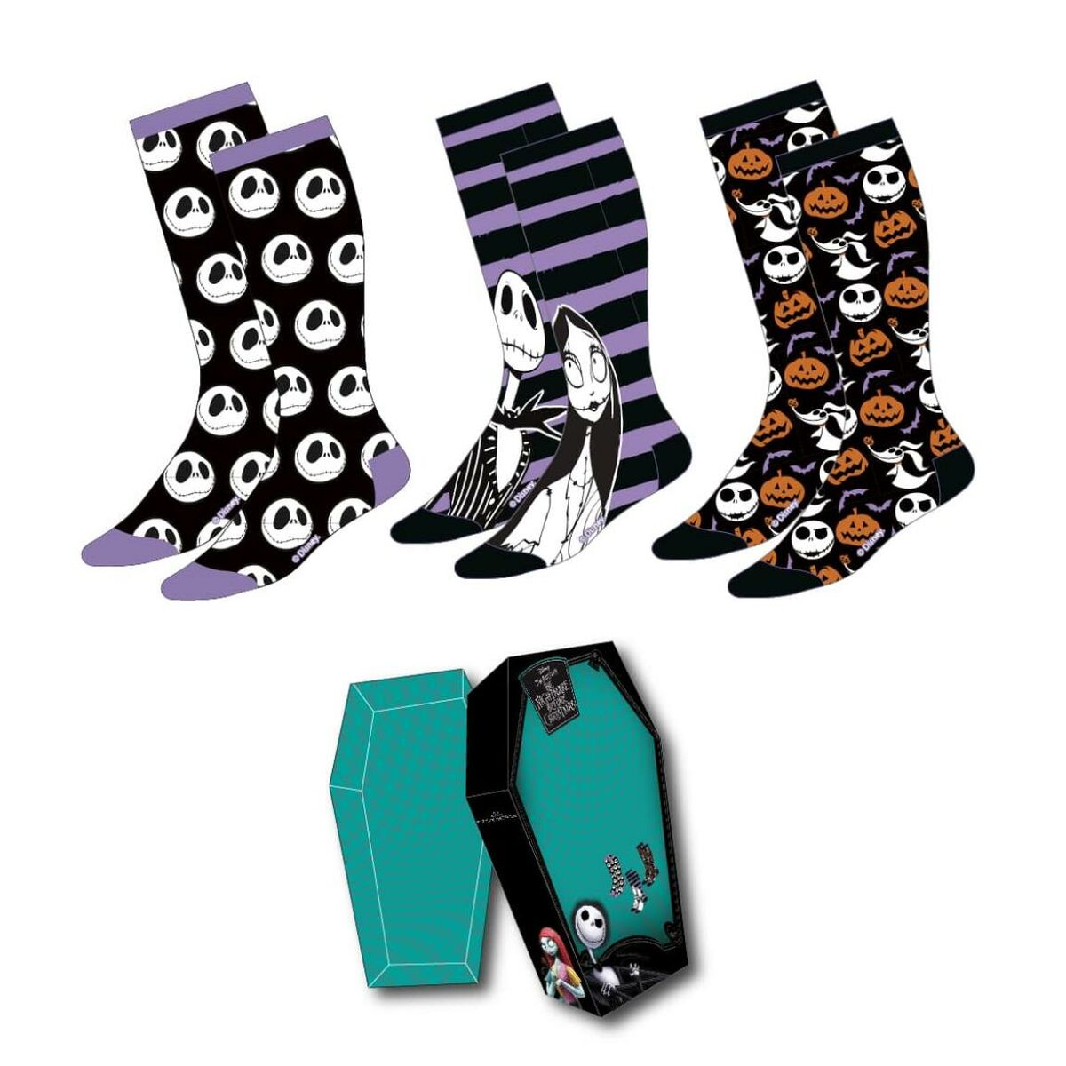 Calzini The Nightmare Before Christmas 3 paia (38-45) 2 S0741755_0