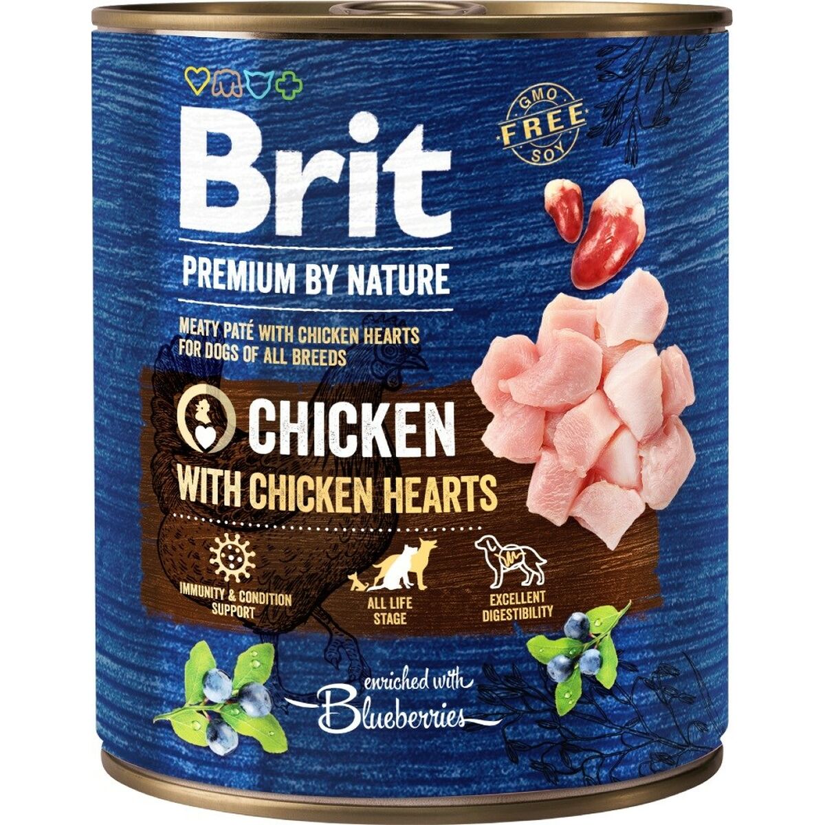 Cibo umido Brit Premium Pollo 800 g 2 S9130456_0
