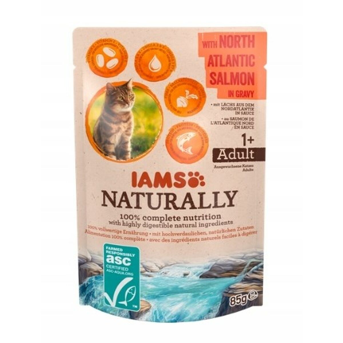 Cibo per gatti Eukanuba Naturally Adult Pesce 85 g 2 S9185482_0