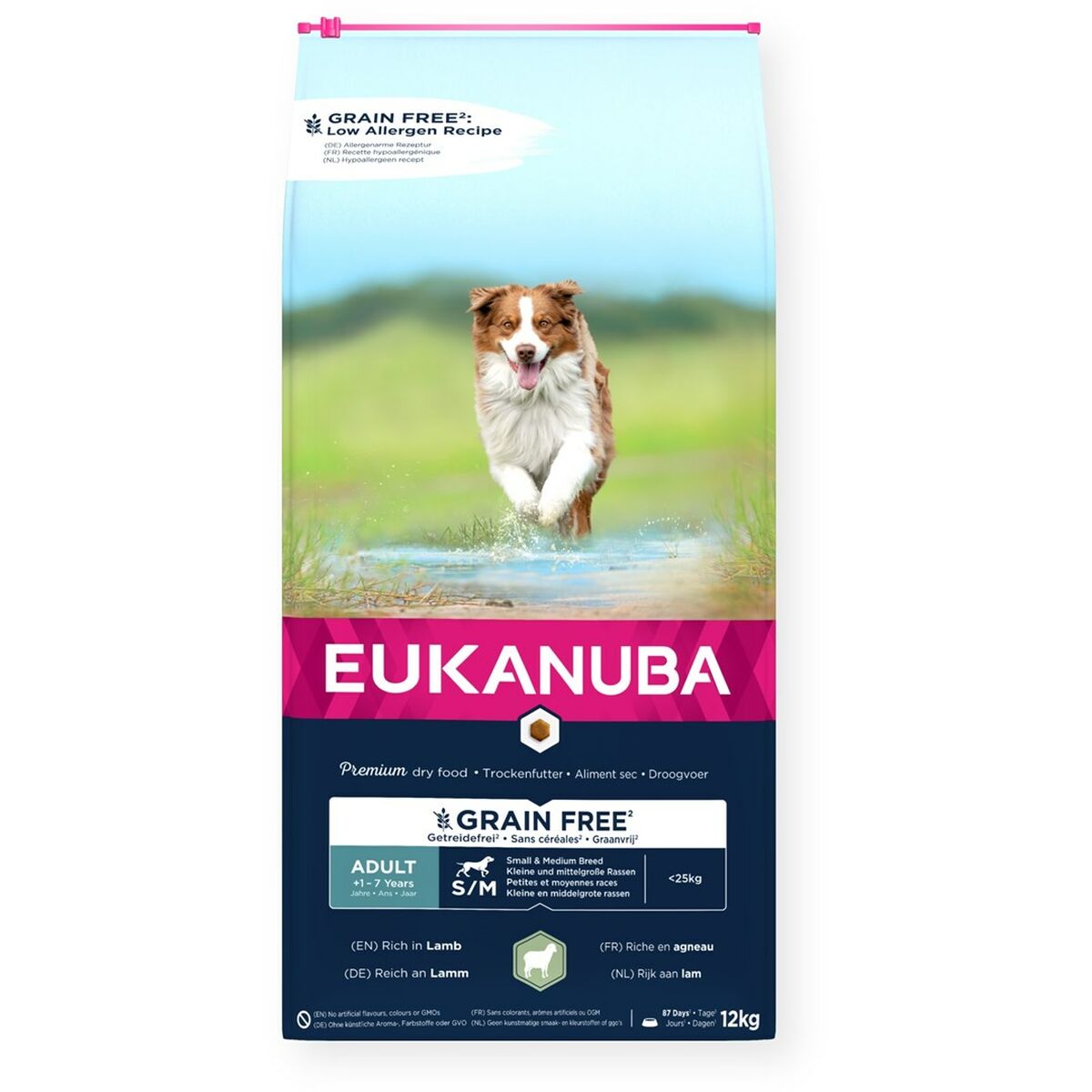mangime Eukanuba Grain Free Adult Agnello 12 kg 2 S91099155_0