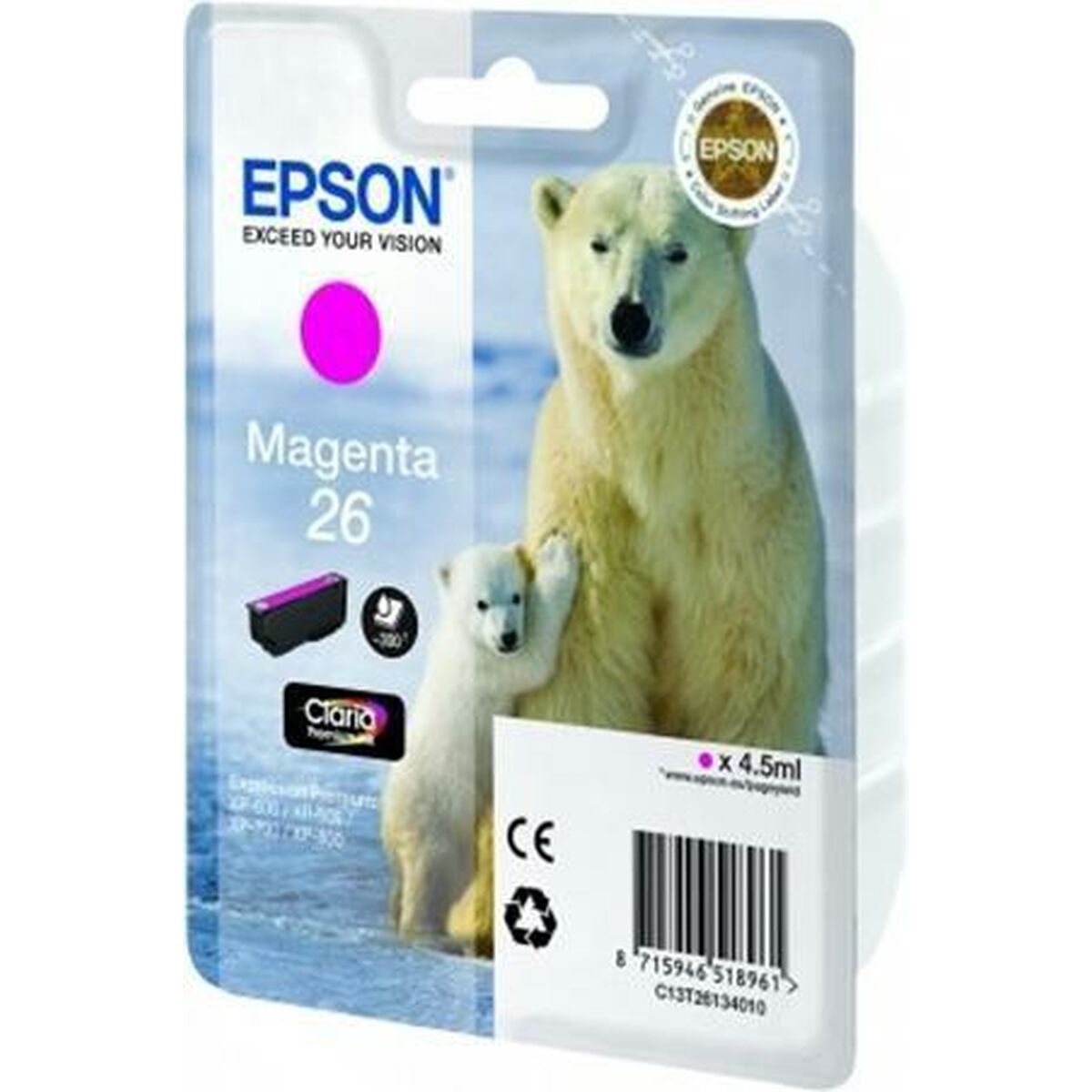 Cartuccia ad Inchiostro Originale Epson C13T26134012 Magenta 3 M0506064_1