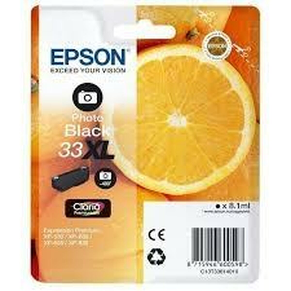 Cartuccia ad Inchiostro Originale Epson C13T33614010 Nero 2 S8405452_0