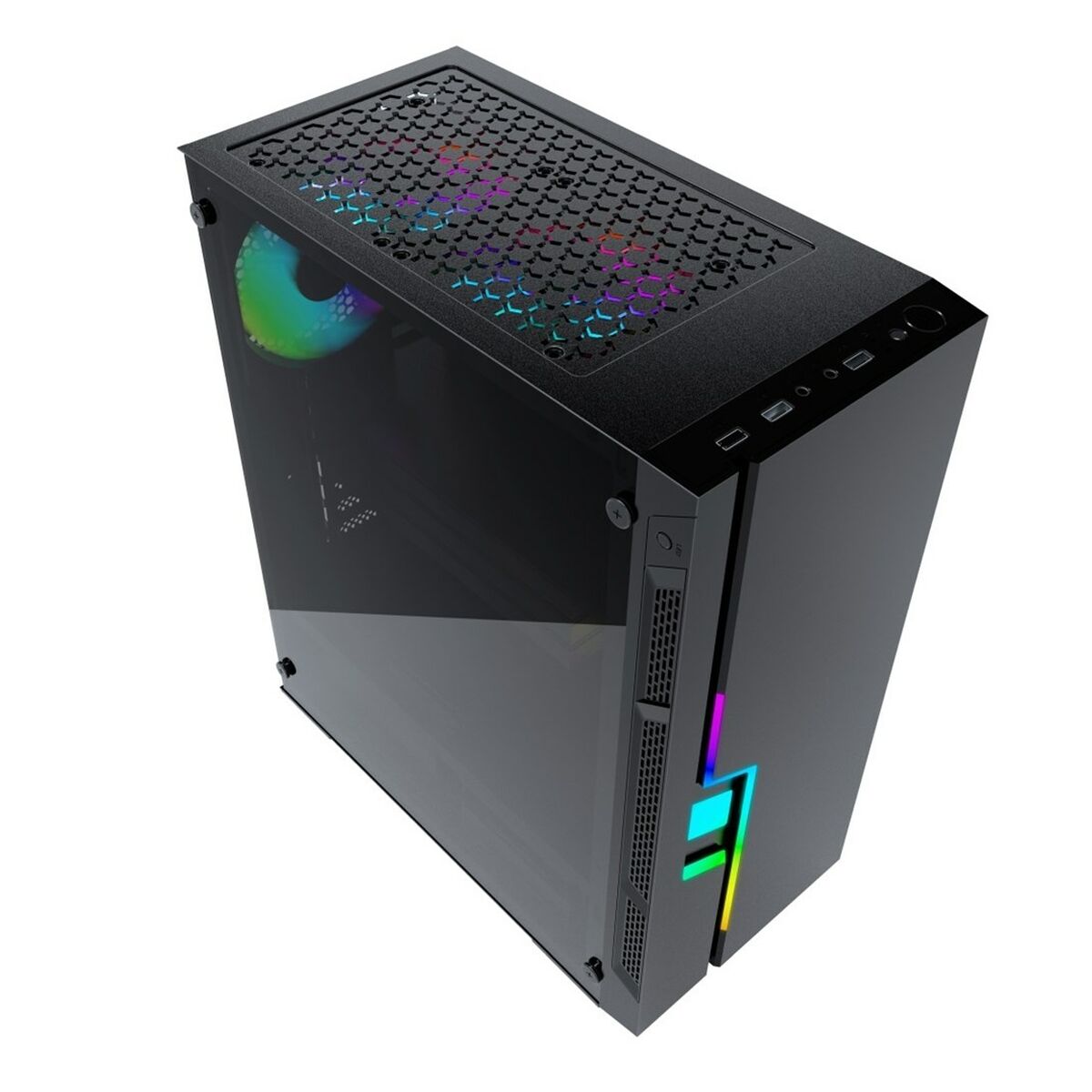 Case computer desktop ATX GEMBIRD CCC-FC-2000 Nero Multicolore 3 S9141802_1