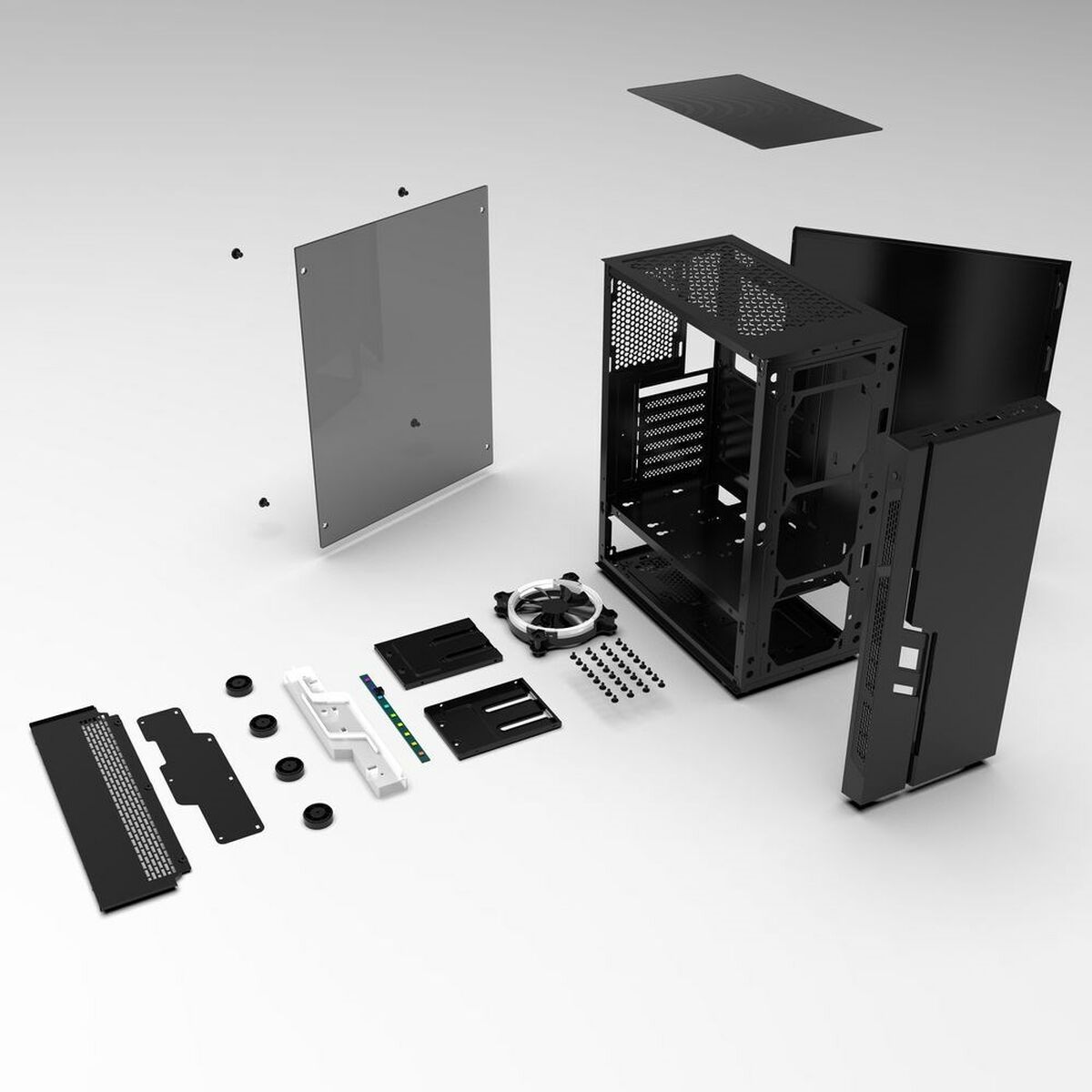 Case computer desktop ATX GEMBIRD CCC-FC-2000 Nero Multicolore 5 S9141802_3