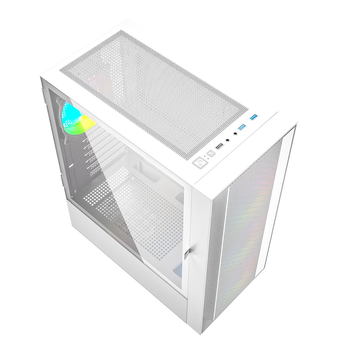 Case computer desktop ATX GEMBIRD Fornax 4000W ARGB Bianco Multicolore 7 S9121283_5