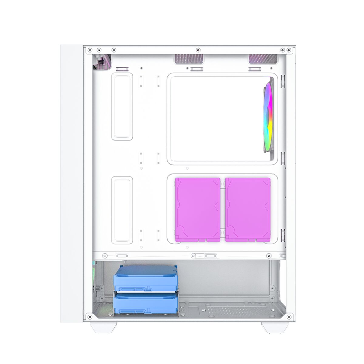 Case computer desktop ATX GEMBIRD Fornax 4000W ARGB Bianco Multicolore 10 S9121283_8
