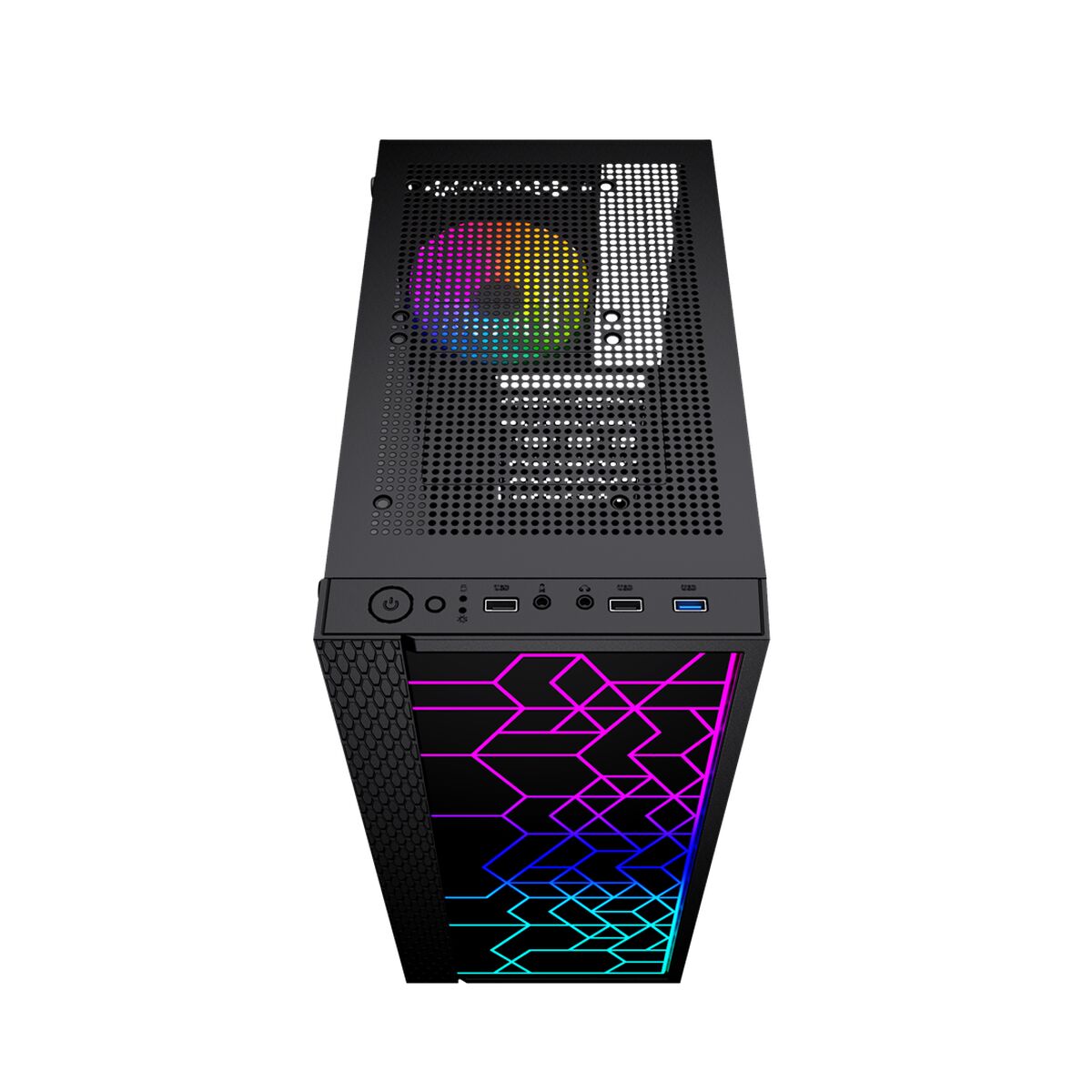 Case computer desktop ATX GEMBIRD Fornax 2500 ARGB Nero Multicolore 3 S9121281_1