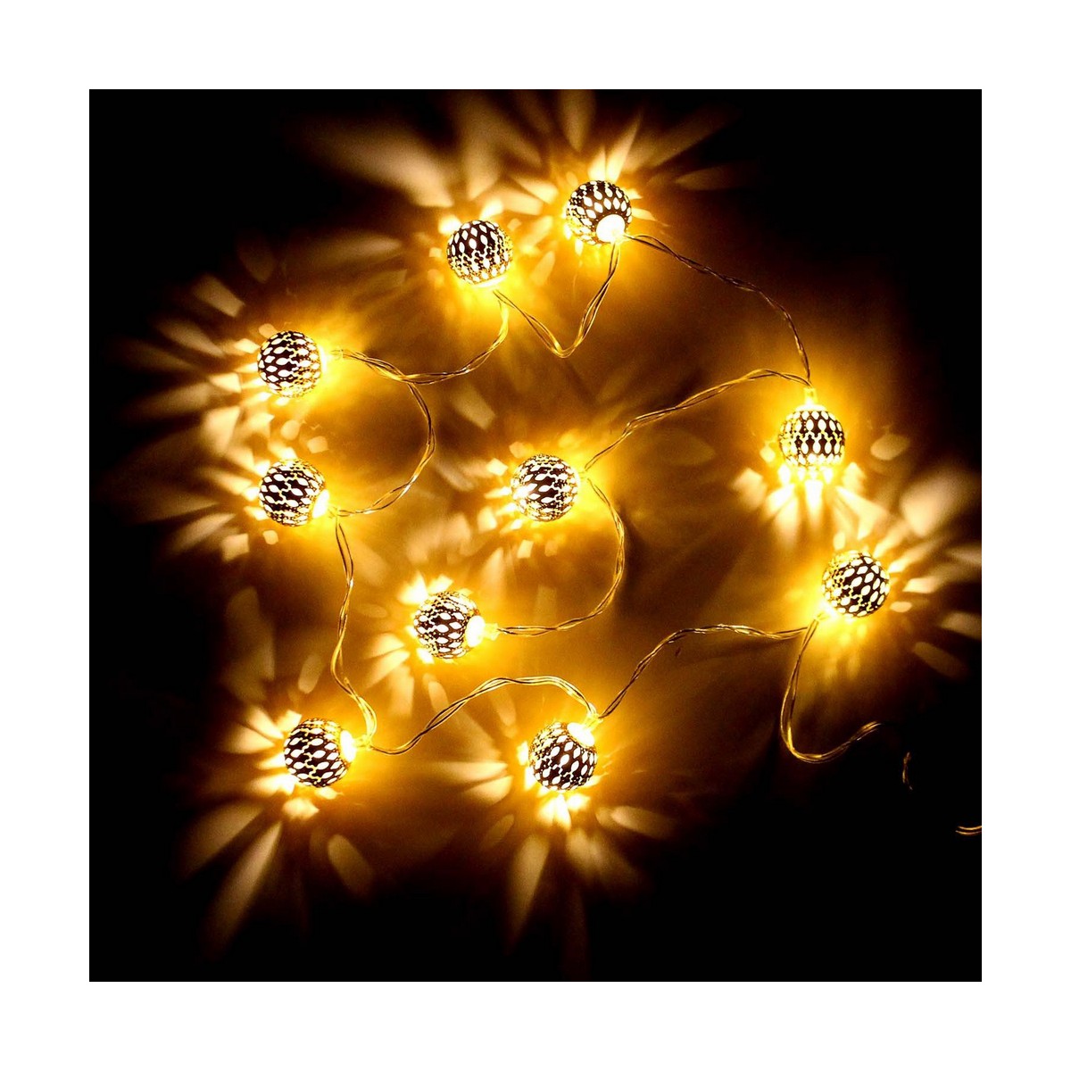 Ghirlanda di Luci LED Decorative Lighting Oro 4 S7902247_2