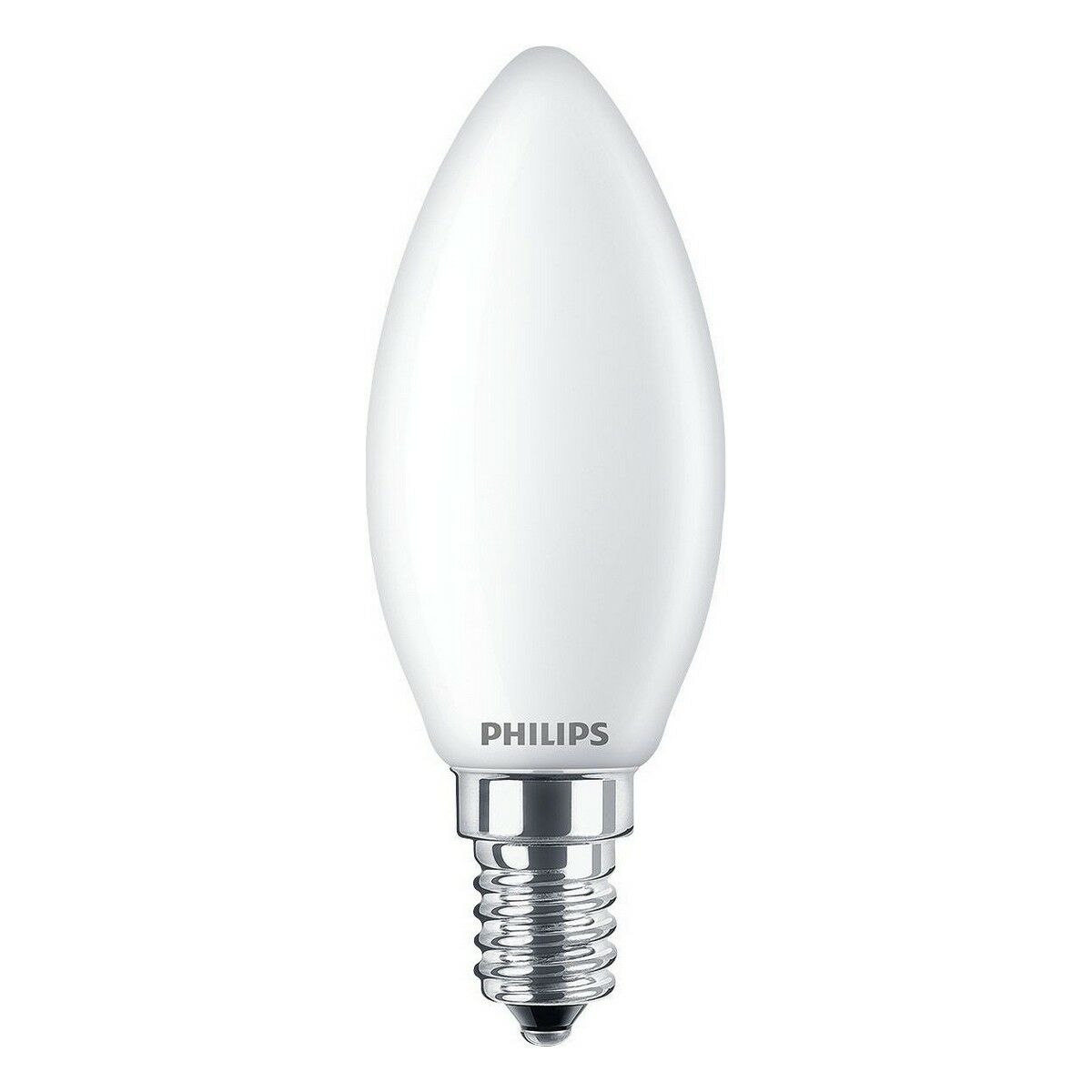 Lampadina LED Philips Candela Bianco F 40 W 4,3 W E14 470 lm 3,5 x 9,7 cm (4000 K) 2 S7907772_0
