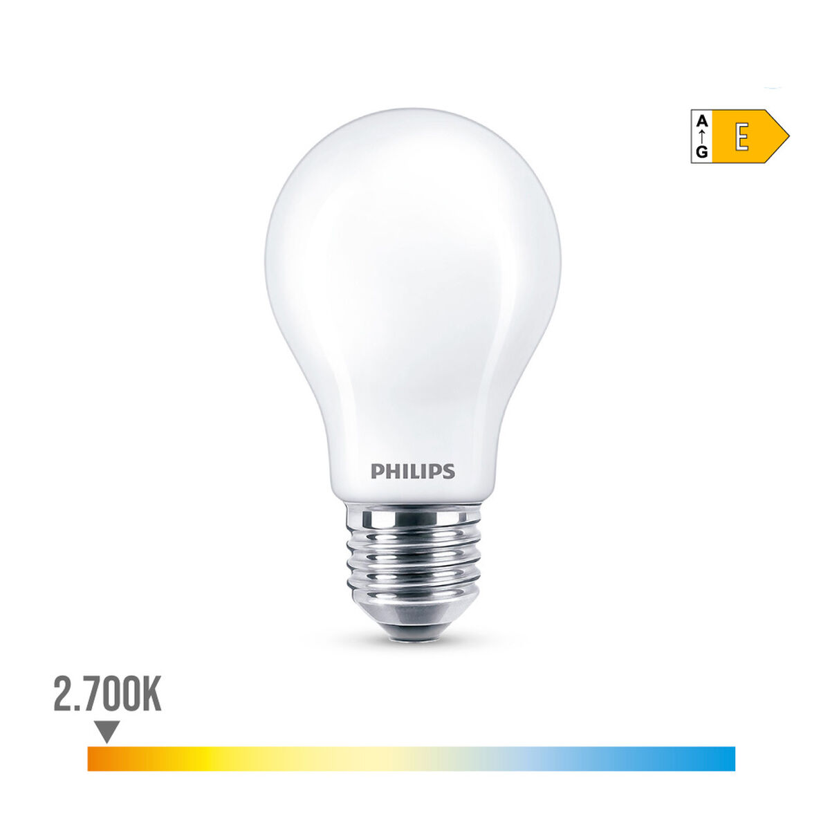 Lampadina LED Philips ø 6,6 x 10,4 cm E 8,5 W E27 1055 lm Ø 6 x 10,4 cm (2700 K) 4 S7907765_2