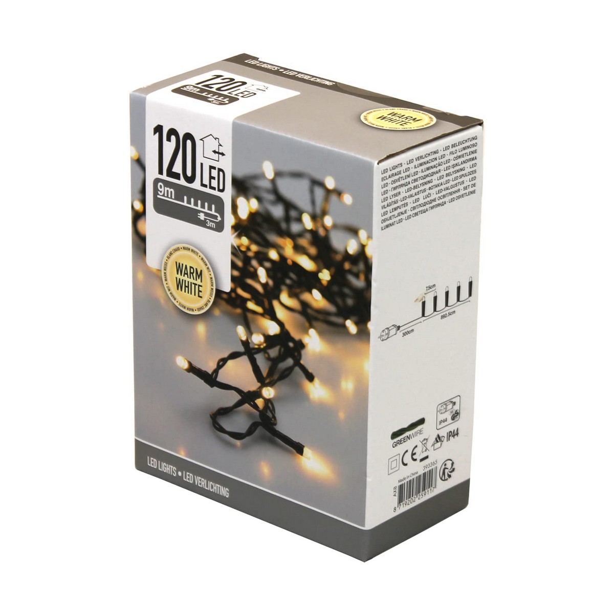 Ghirlanda di Luci LED AX8401020 Bianco Caldo 12 m 9 S7900067_7