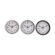 Orologio da Parete EDM PVC ø 20 x 4 cm Ø 20 cm x 4 cm Nero Rotondo 1 S7914906_0