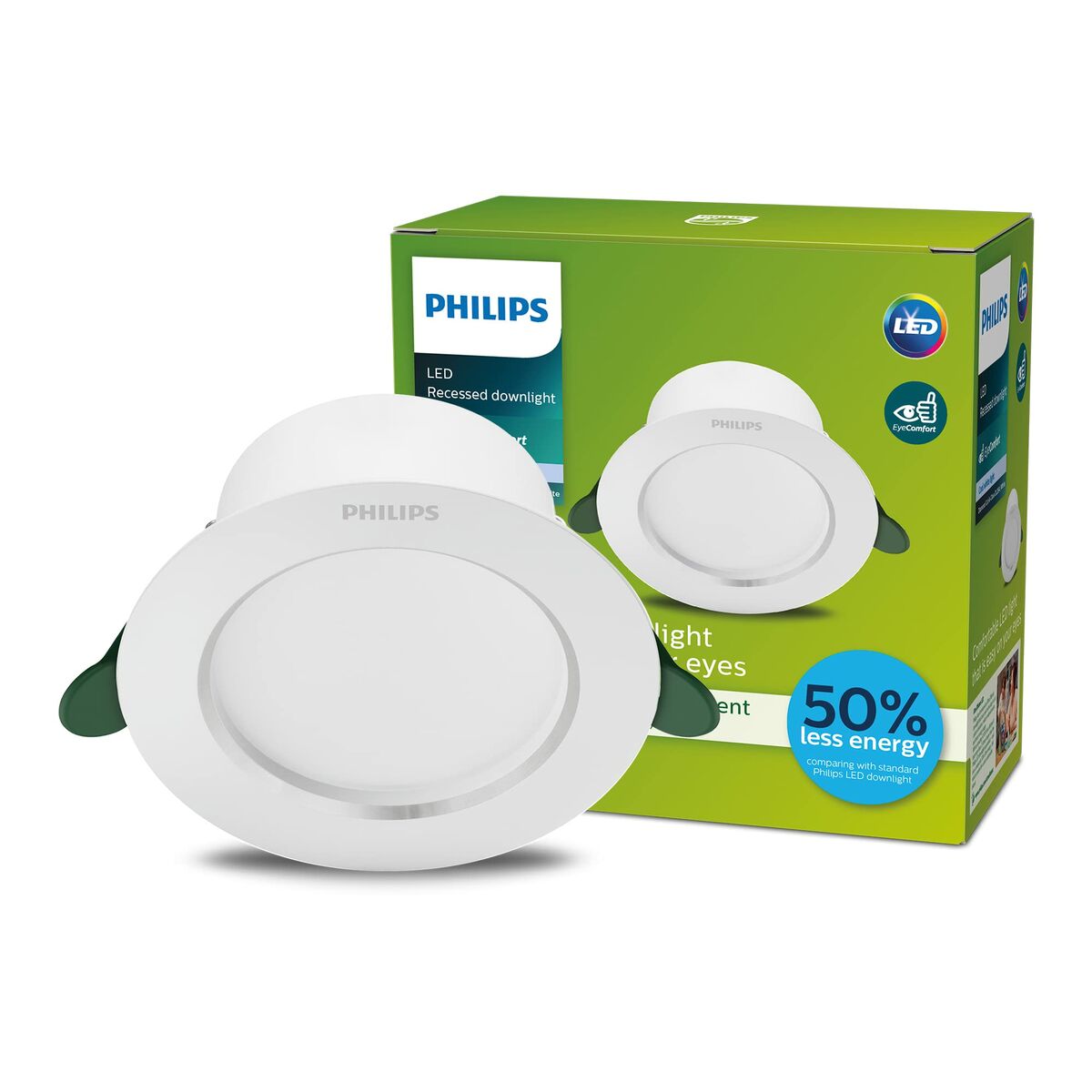Downlight Philips Diamond Cut Bianco 2 W 360 Lm Ø 9,5 cm (4000 K) 4 S7924008_2