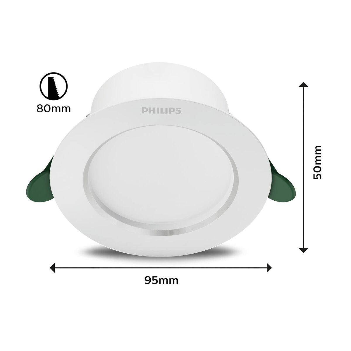 Downlight Philips Diamond Cut Bianco 2 W 360 Lm Ø 9,5 cm (4000 K) 5 S7924008_3