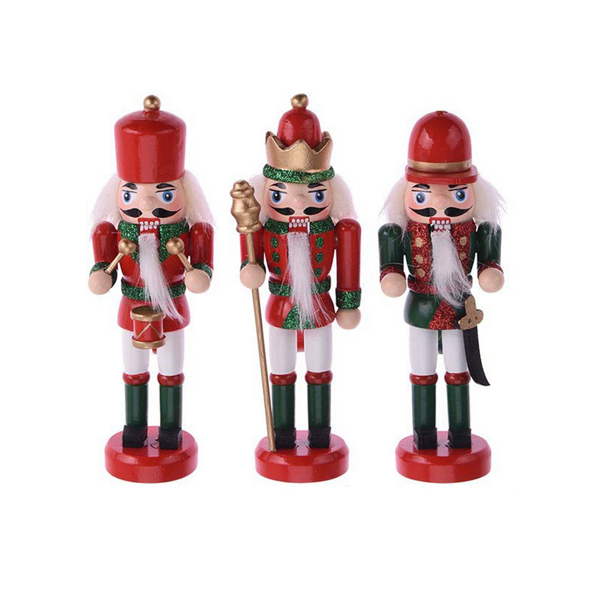 Statua Decorativa Multicolore Legno Metallo 4 X 3 X 12,5 CM 2 S7905369_0