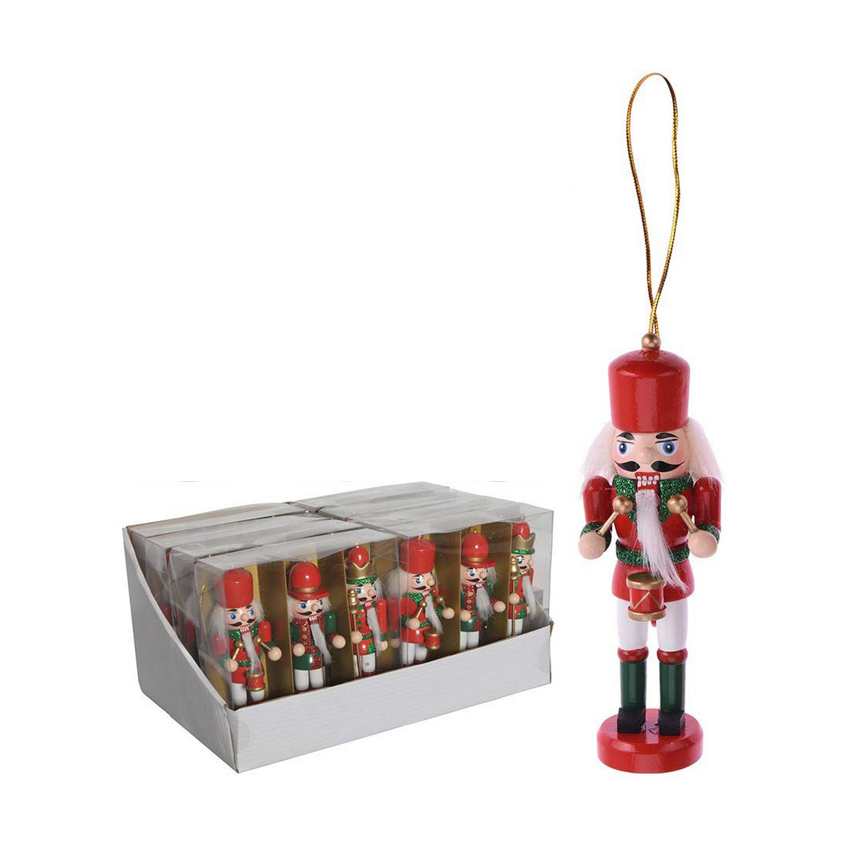 Statua Decorativa Multicolore Legno Metallo 4 X 3 X 12,5 CM 3 S7905369_1