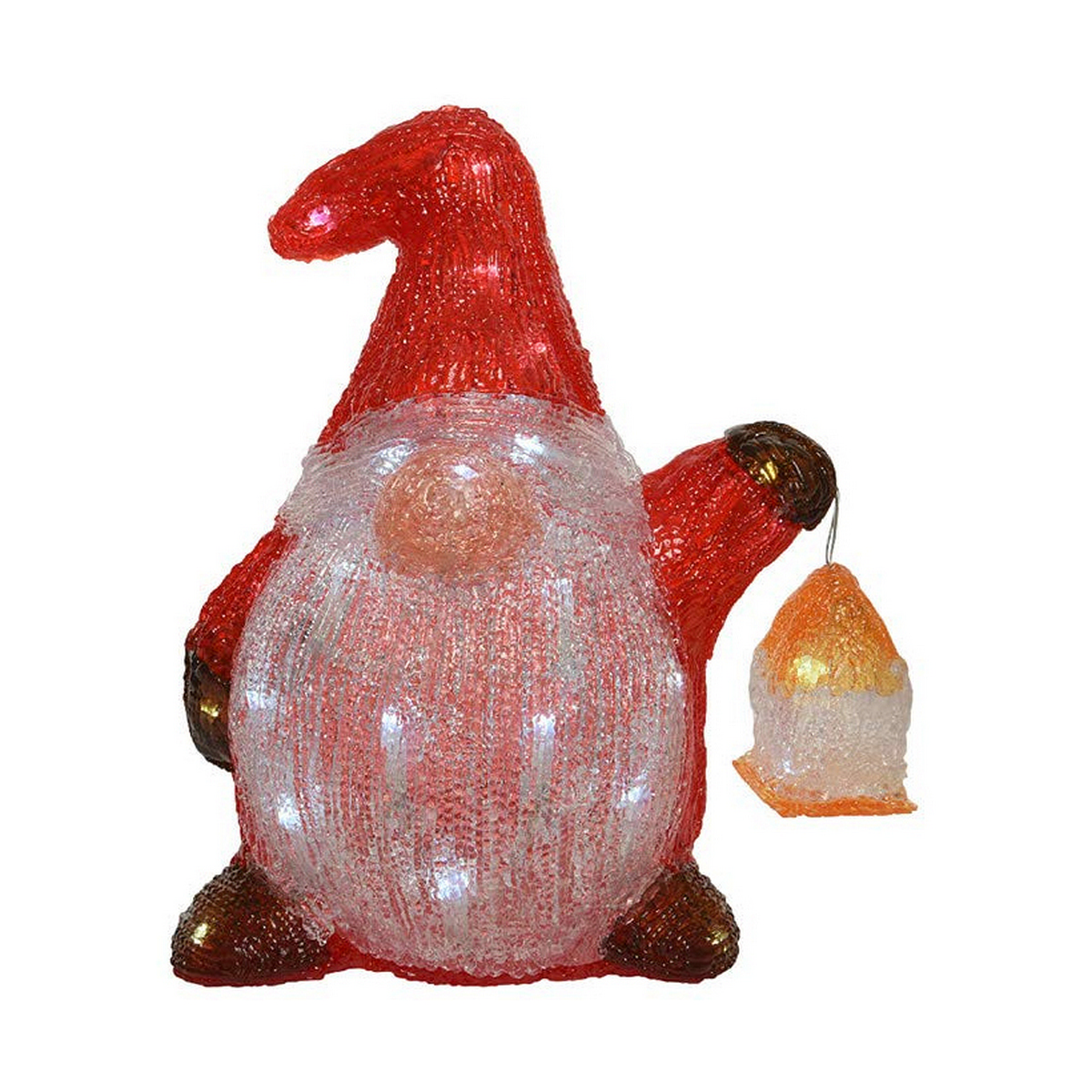 Decorazione luminosa Lumineo Trasparente Gnomo 25 x 17 x 29 cm Acrilico 2 S7905318_0