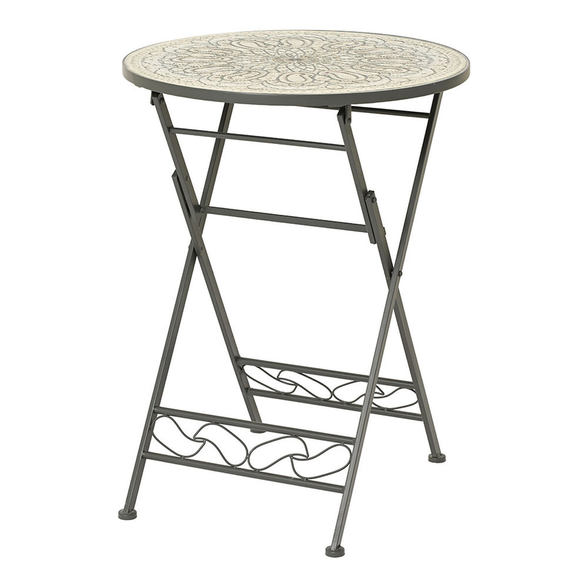 Tavolo Bistro 899263 Nero Ferro Ø 60 x 76 cm 2 S7922440_0