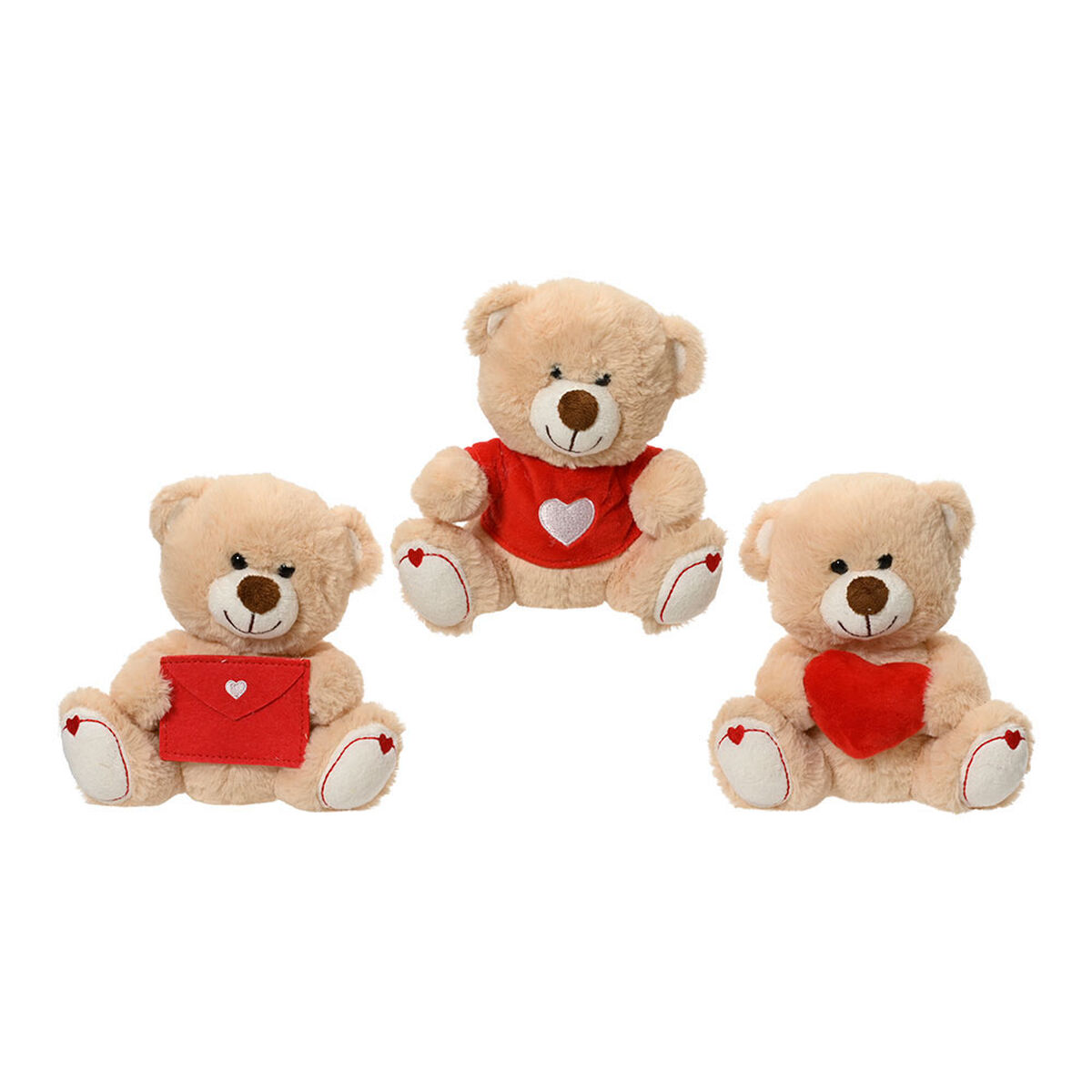 Orsetto di Peluche EDM 808762 Valentinovo 15 cm 2 S7922411_0