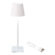 Lampada LED da Tavolo Lumineo 894378 Bianco Metallo 37 cm Ricaricabile 1 S7922426_0