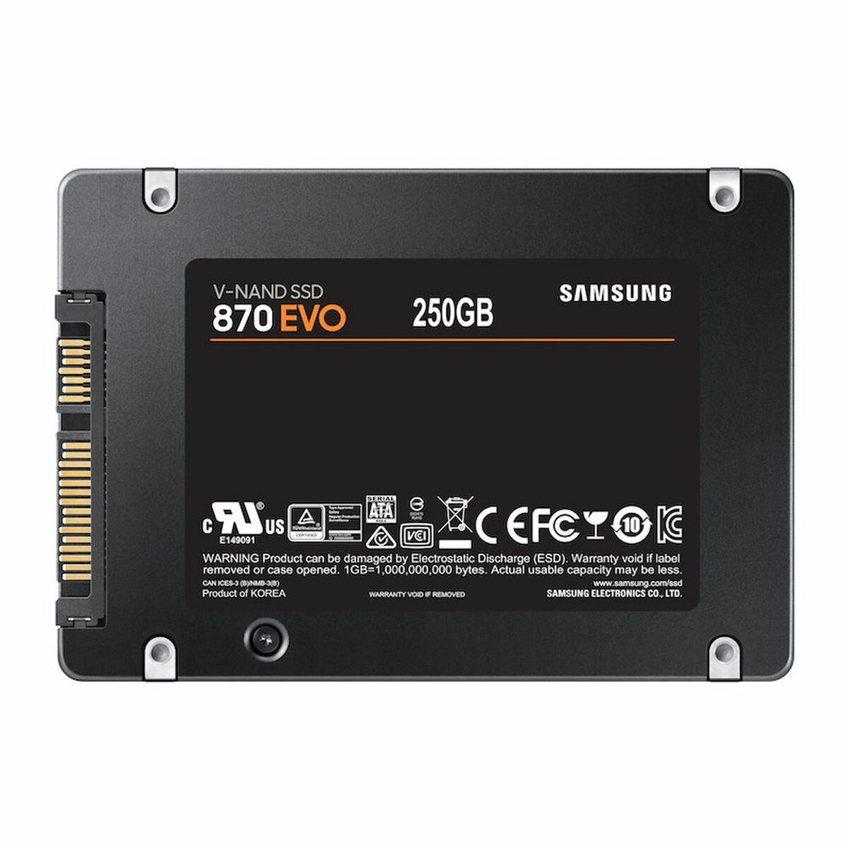 Hard Disk Samsung 870 EVO 250 GB SSD Nero 3 S9107818_1