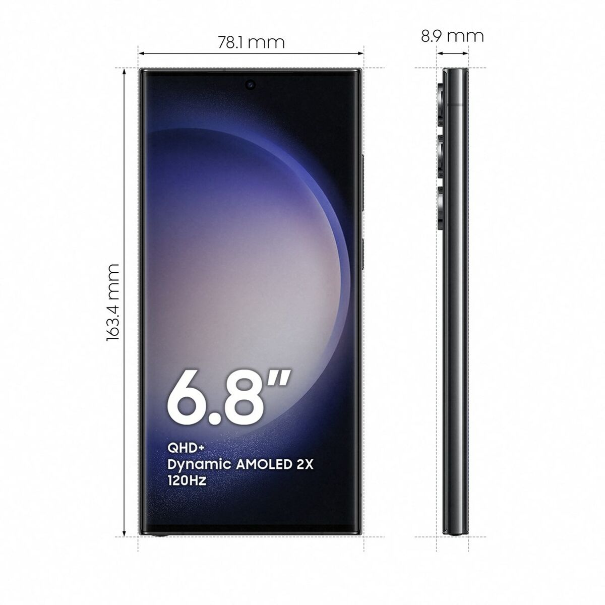 Smartphone Samsung Galaxy S23 Ultra 6,8" Qualcomm Snapdragon 8 Gen 2 8 GB RAM 256 GB Nero 5 S9127933_3