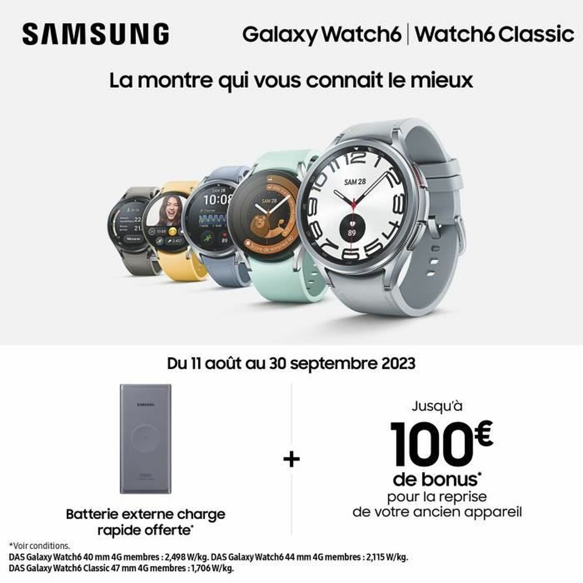 Smartwatch Samsung Galaxy Watch6 Classic R965 Multicolore Argentato 3 M0801218_1