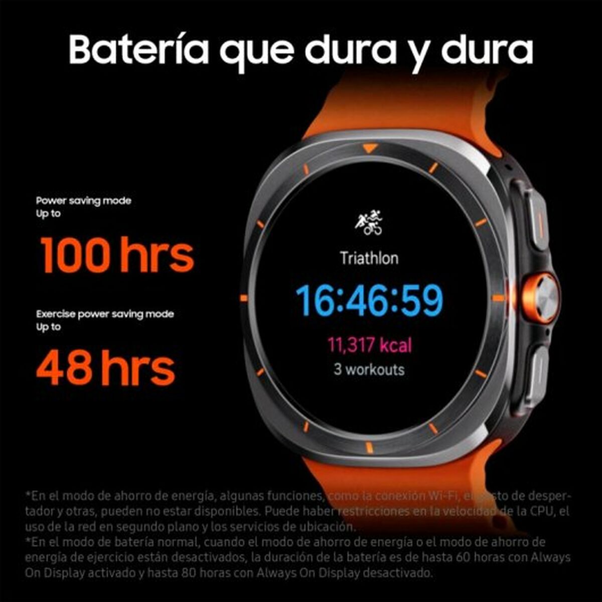 Smartwatch Samsung Galaxy Watch Ultra 4G Grigio Arancio Grigio scuro 3 M0803585_1