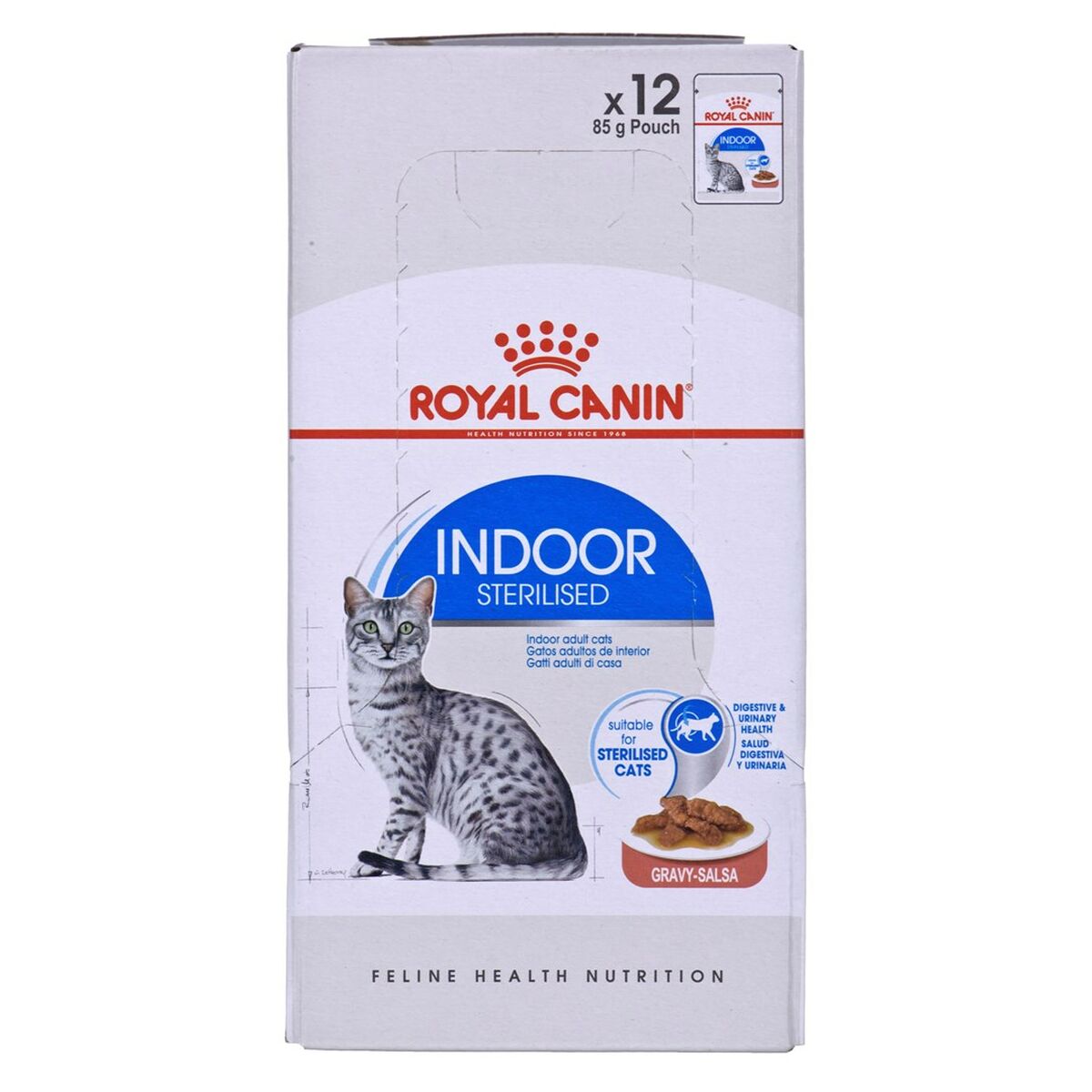 Cibo per gatti Royal Canin Indoor Sterilized Carne 12 x 85 g 4 S9111251_2