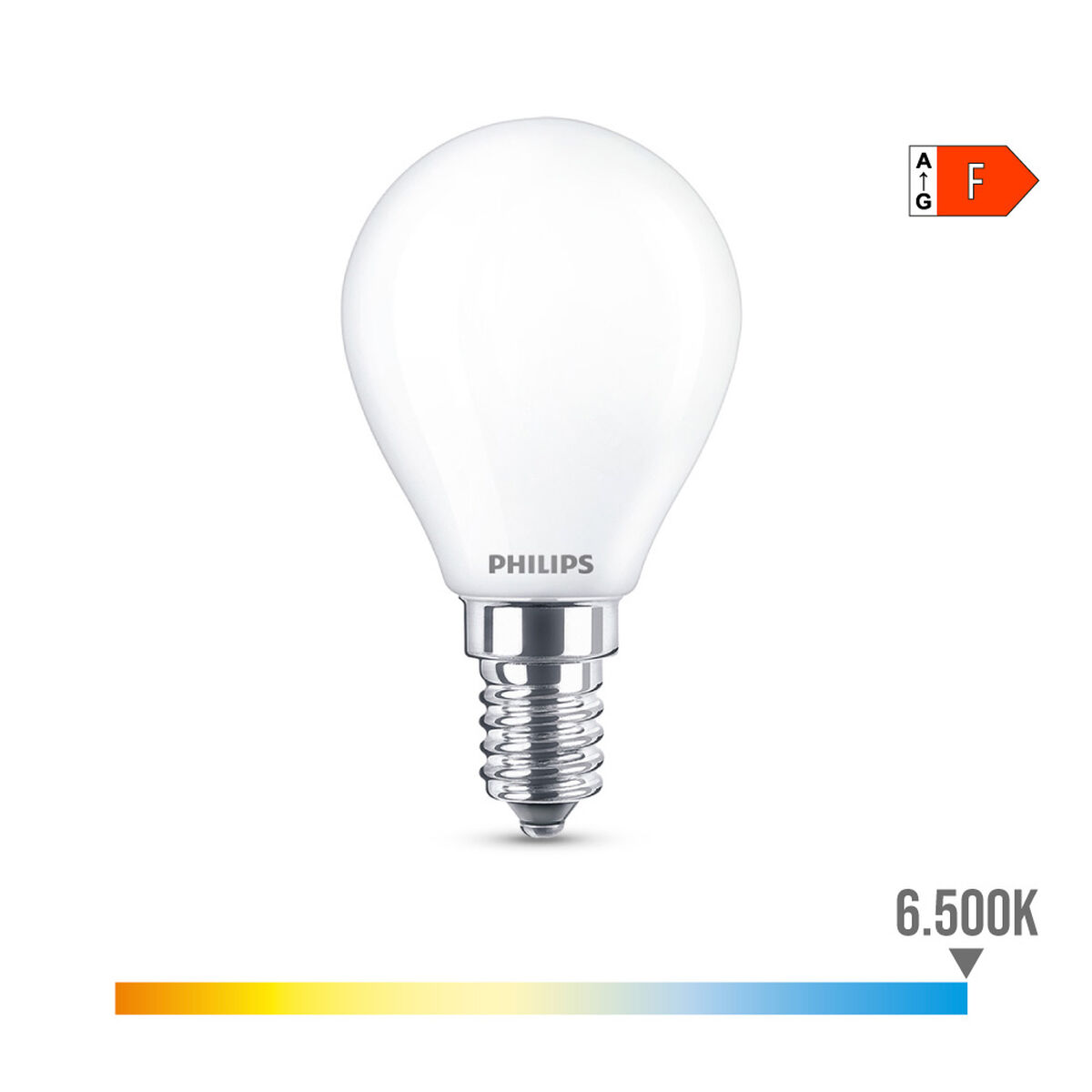 Lampadina LED Philips F 4,3 W E14 470 lm 4,5 x 8,2 cm (6500 K) 4 S7907781_2