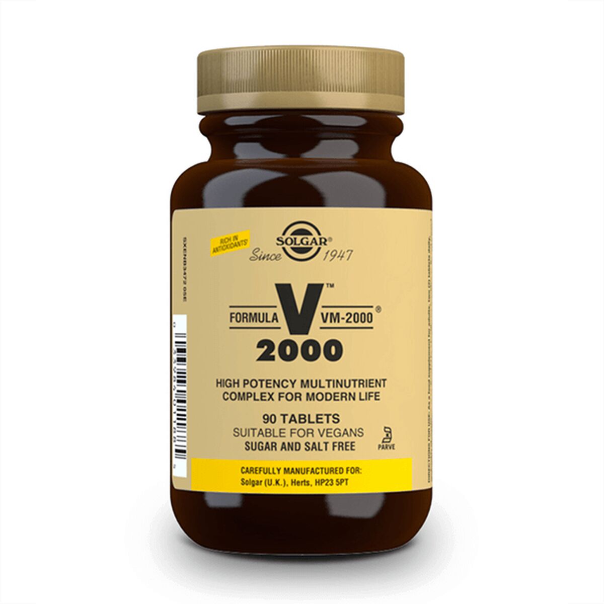 Formula VM 2000 90 uds Solgar REFUERZO INMUNITARIO SOLGAR 90 Unità 2 S05106948_0