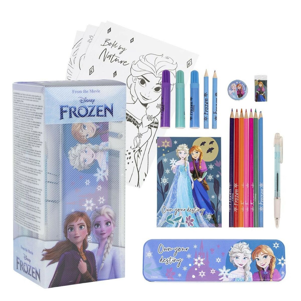 Set di Cancelleria Frozen 24 Pezzi Azzurro 2 S0738085_0