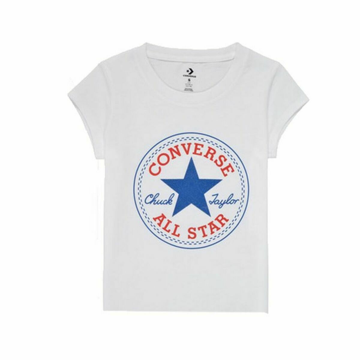 Maglia a Maniche Corte per Bambini Converse 2 S2029847_0