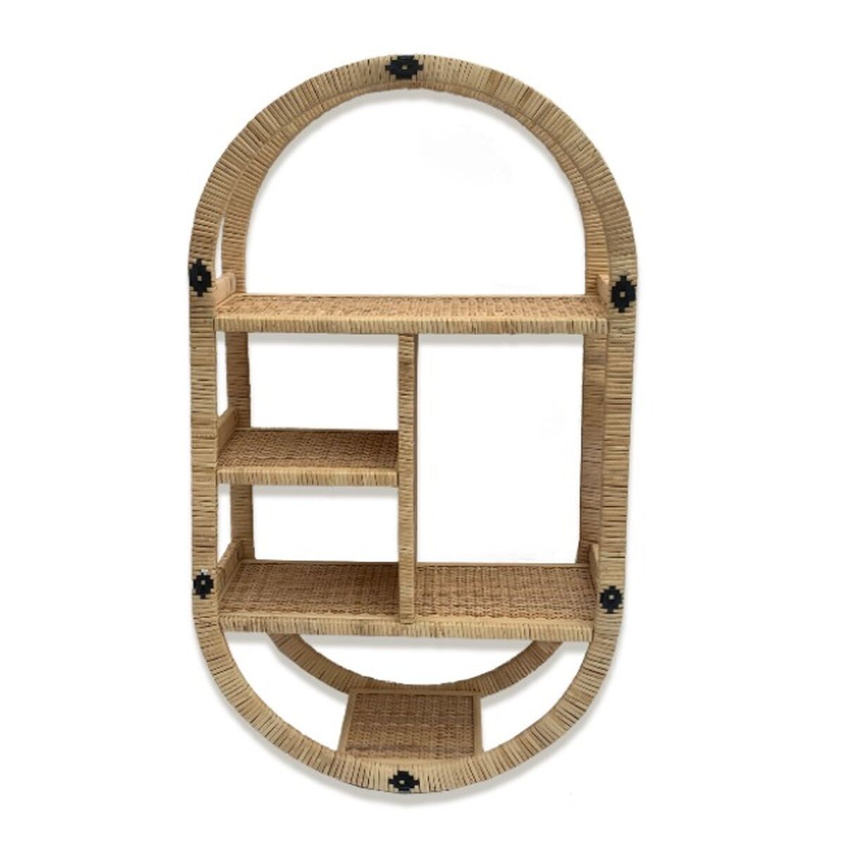 Scaffale Versa Rattan 16 x 80 x 45 cm 3 S3412646_1