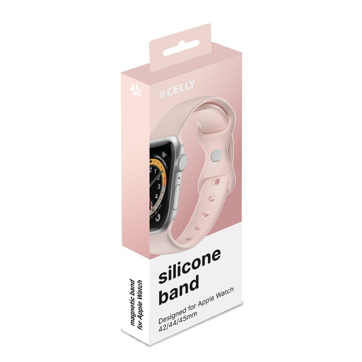 Cinturino per Orologio Celly WBANDSIL44BP 2 S77191009_0