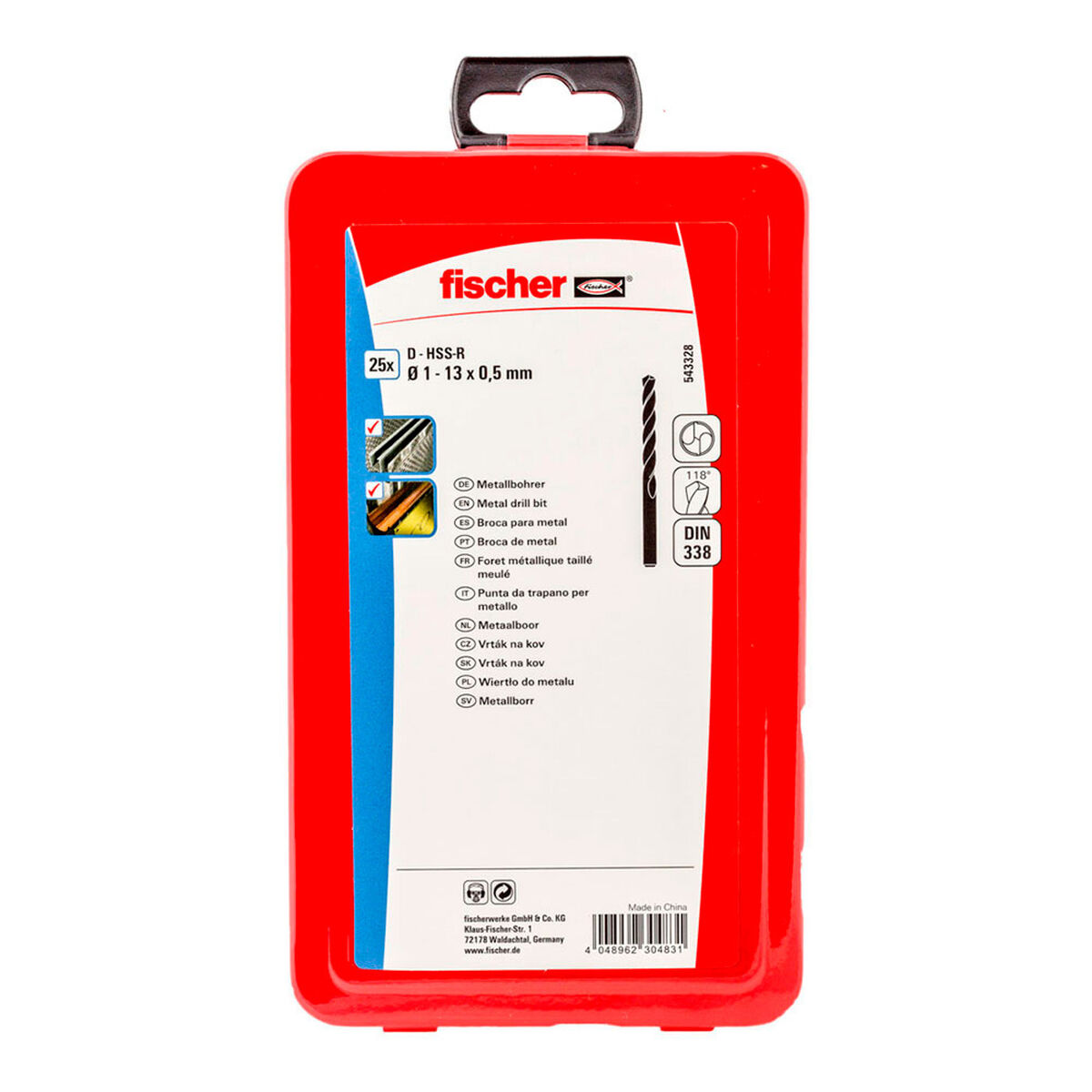 Set di trapani Fischer Ms Metallo Acciaio inossidabile 25 25 Pezzi 2 S7908473_0