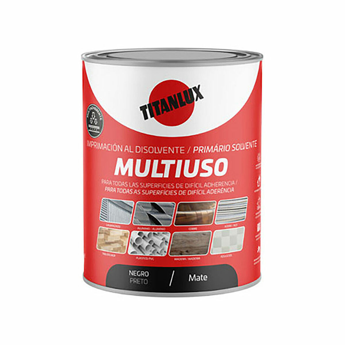 Vernice di Fondo Titanlux Nero Mat 250 ml 2 S7926905_0