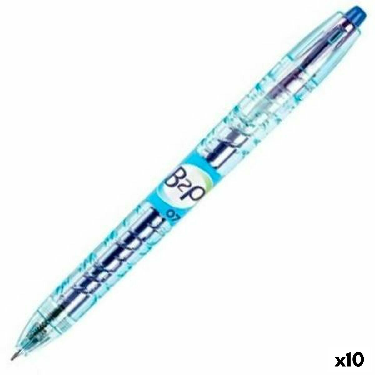 Penna gel Pilot B2P 07 Retrattile Azzurro 0,4 mm (10 Unità) 2 S8422322_0