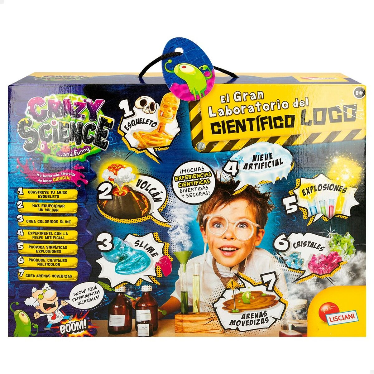 Gioco di Scienza Lisciani Giochi El gran laboratorio del científico loco ES (4 Unità) 3 S8903175_1