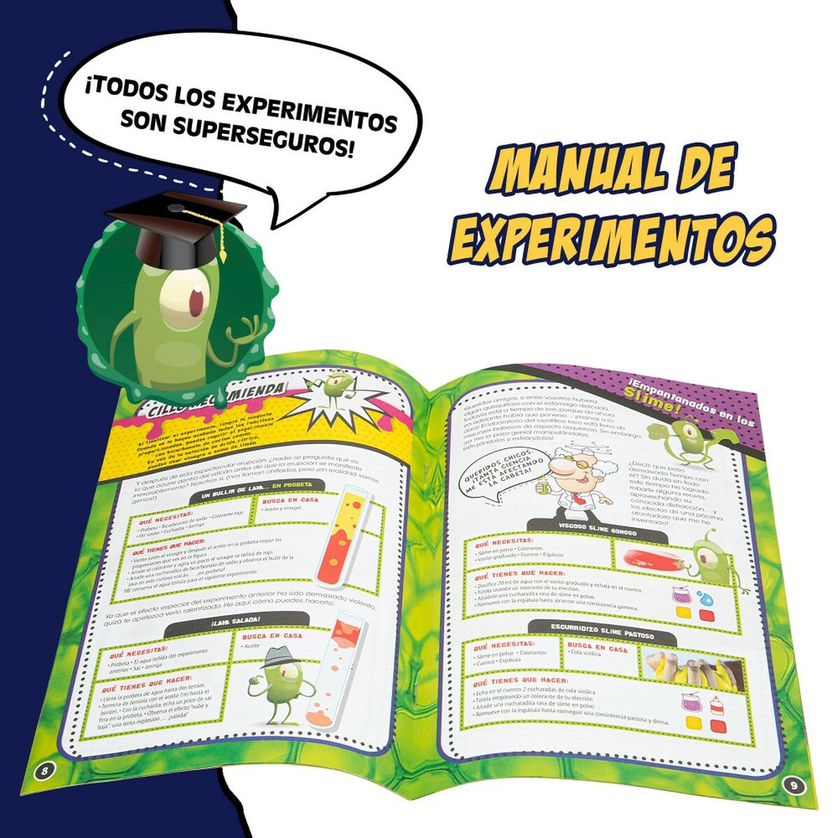 Gioco di Scienza Lisciani Giochi El gran laboratorio del científico loco ES (4 Unità) 7 S8903175_5