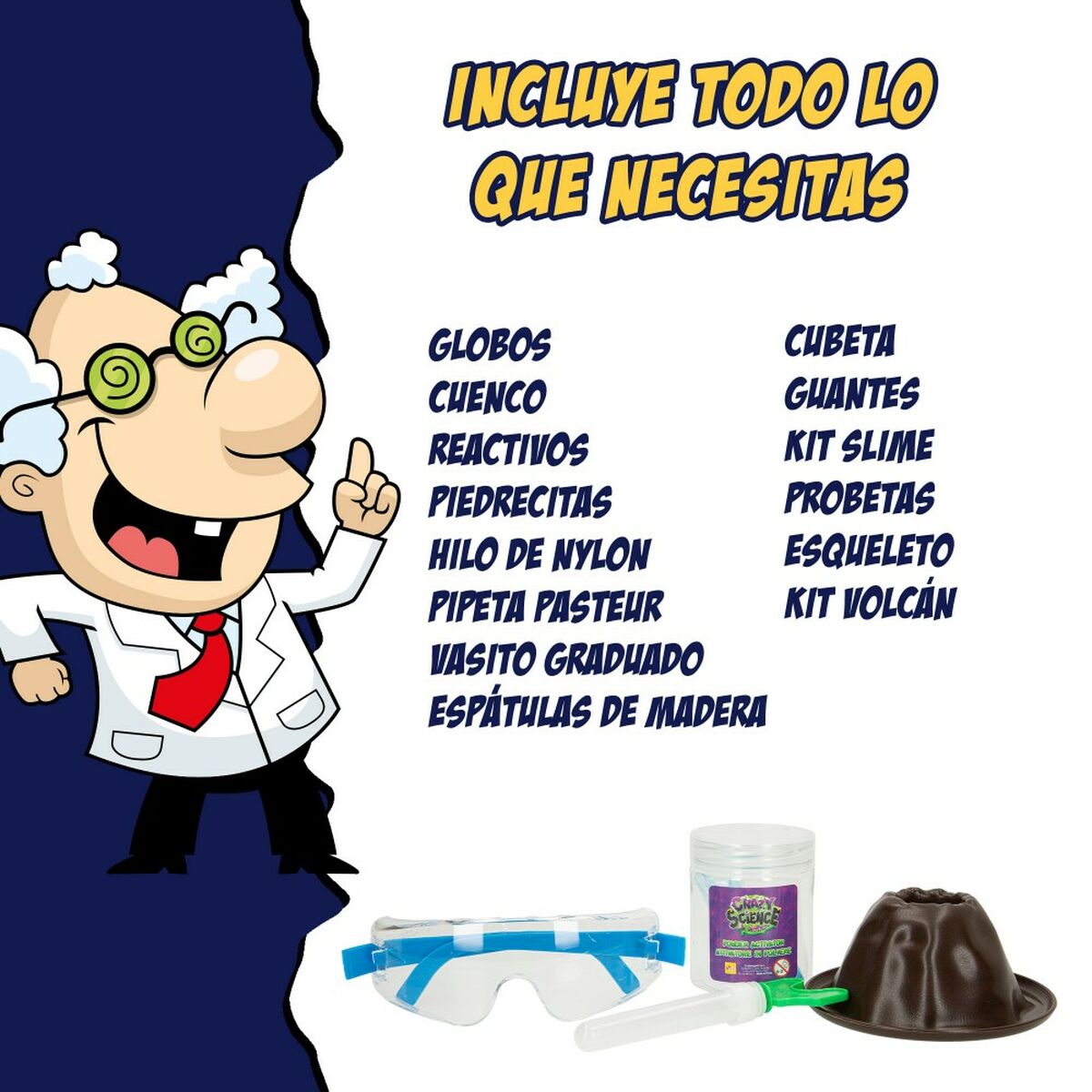 Gioco di Scienza Lisciani Giochi El gran laboratorio del científico loco ES (4 Unità) 8 S8903175_6
