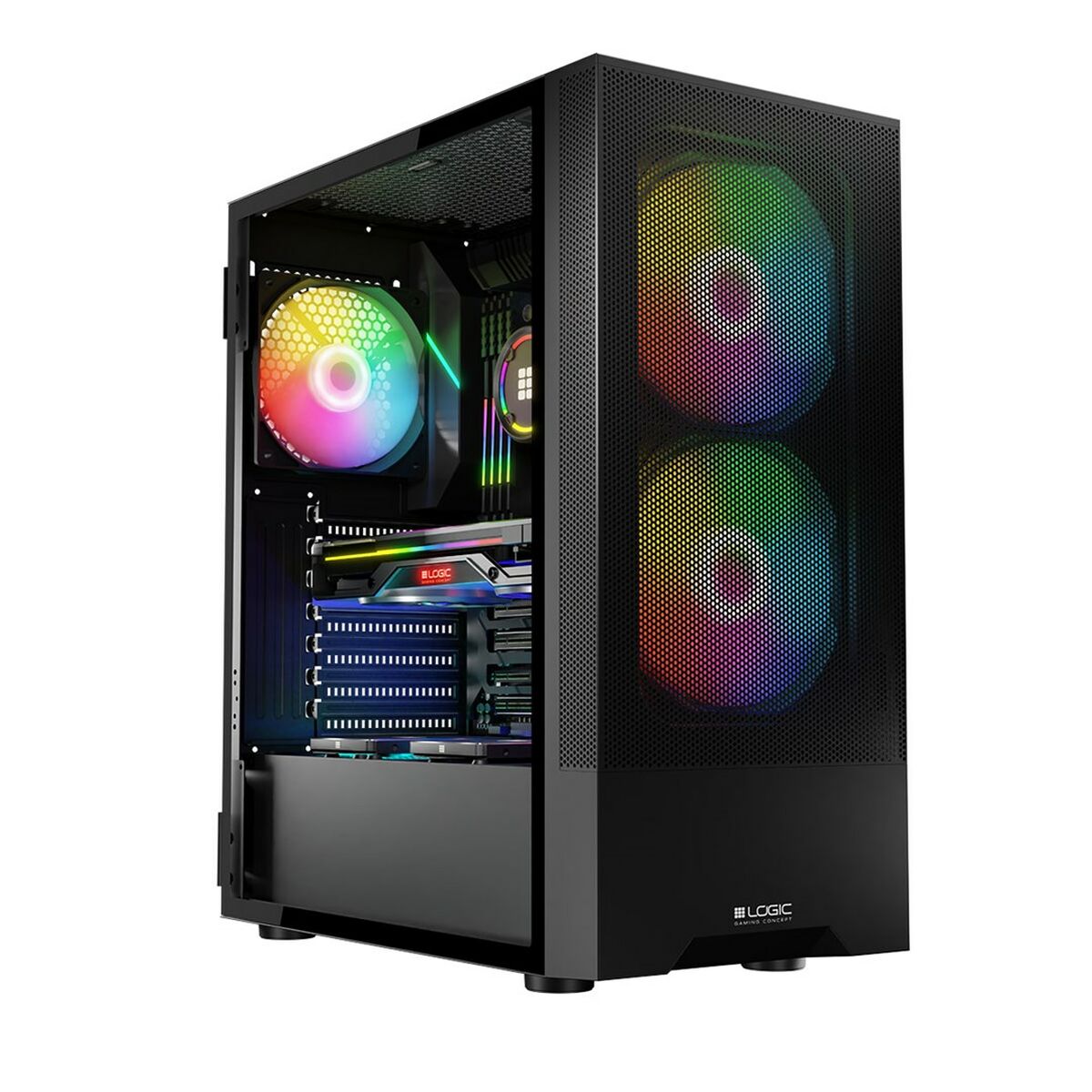 Case computer desktop ATX Logic ARYA ARGB MINIDI Nero 2 S9142829_0