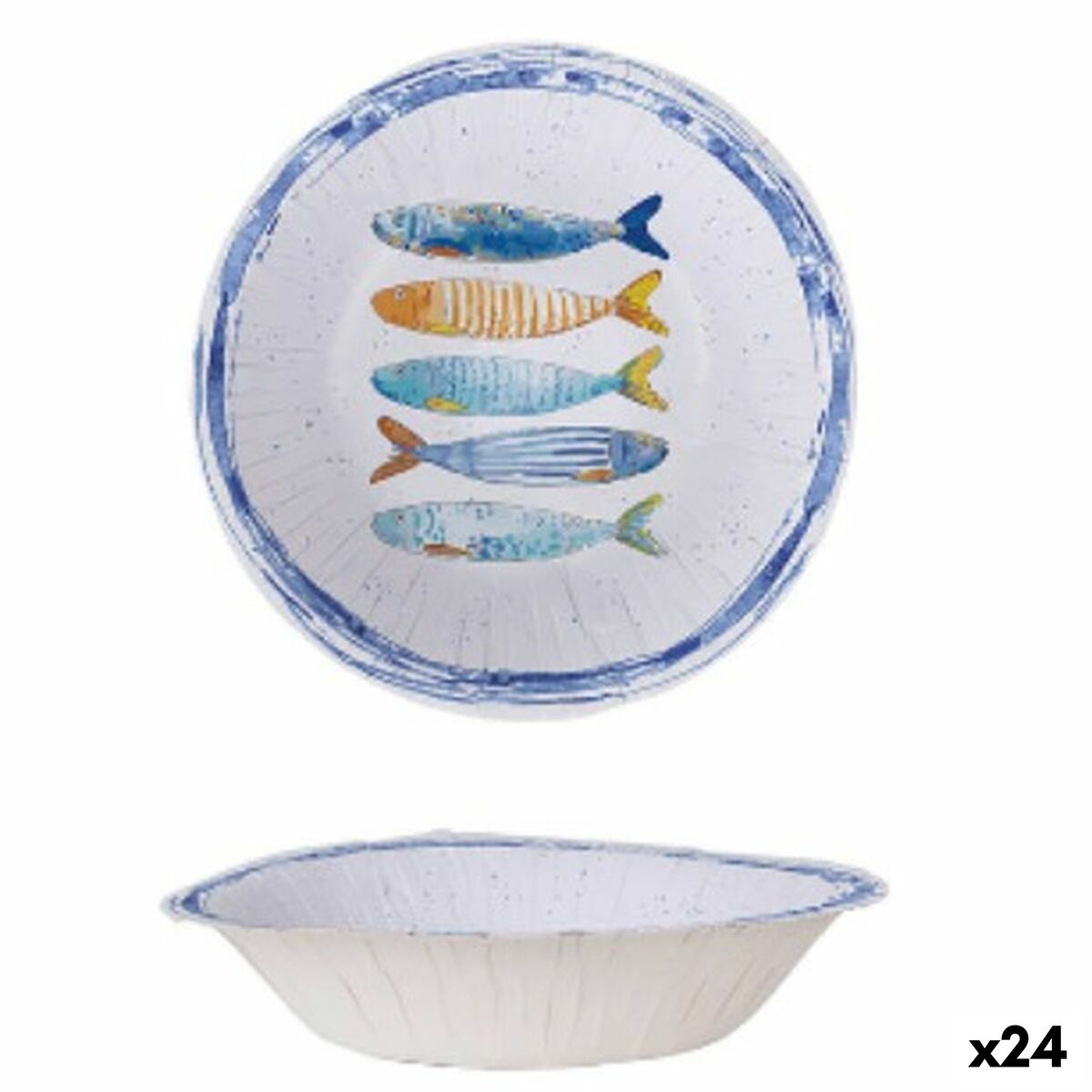 Set di piatti Inde 450 ml 6 Pezzi (24 Unità) 2 S2237962_0