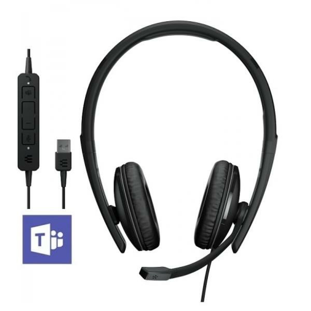 Auricolari con Microfono Epos 1000221 Nero 2 S77204154_0