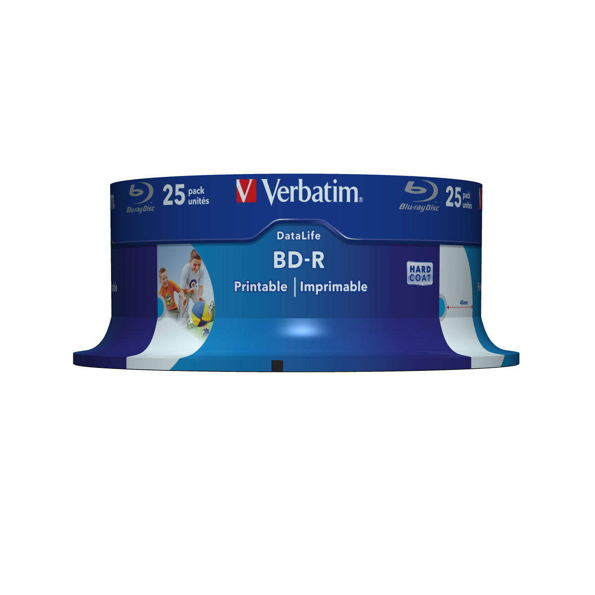 Blu-Ray BD-R Riscrivibile Verbatim Wide Inkjet Datalife 25 Unità 25 GB 6x 3 S8419660_1