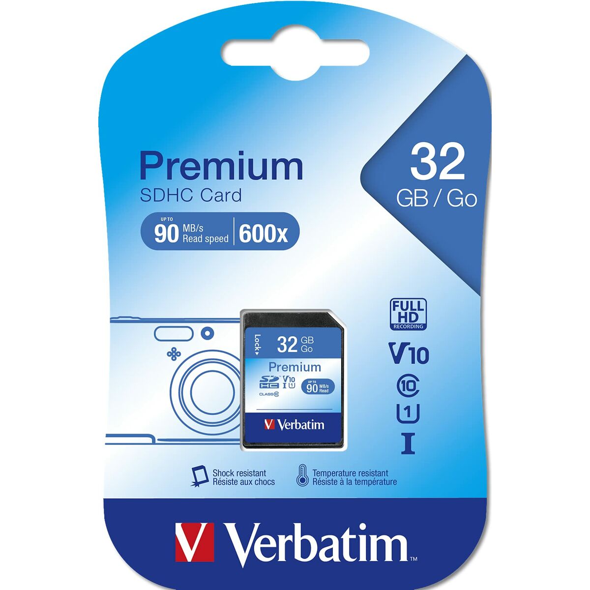 Scheda Di Memoria SD Verbatim PREMIUM SDHC C10/U1 32 GB 2 S7717272_0
