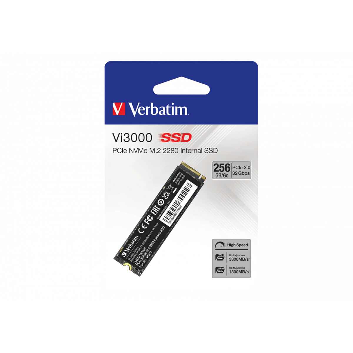 Hard Disk Verbatim VI3000 256 GB SSD 3 S77178686_1