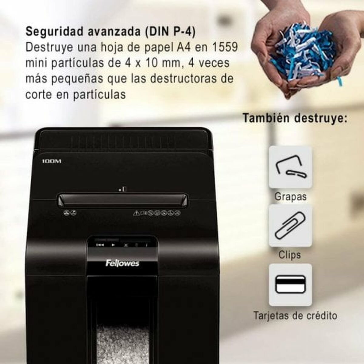 Distruggi Documenti Micro Taglio Fellowes AutoMax 100M 23 L 11 S9131219_9